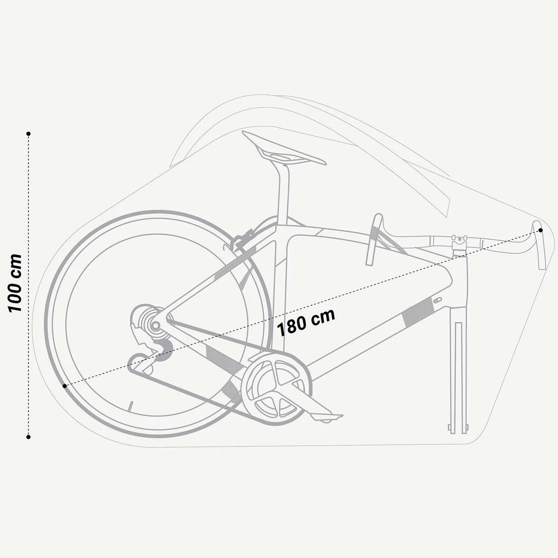 FUNDA BICICLETA BIKEPACKING COMPACTA LIVIANA - Image 3