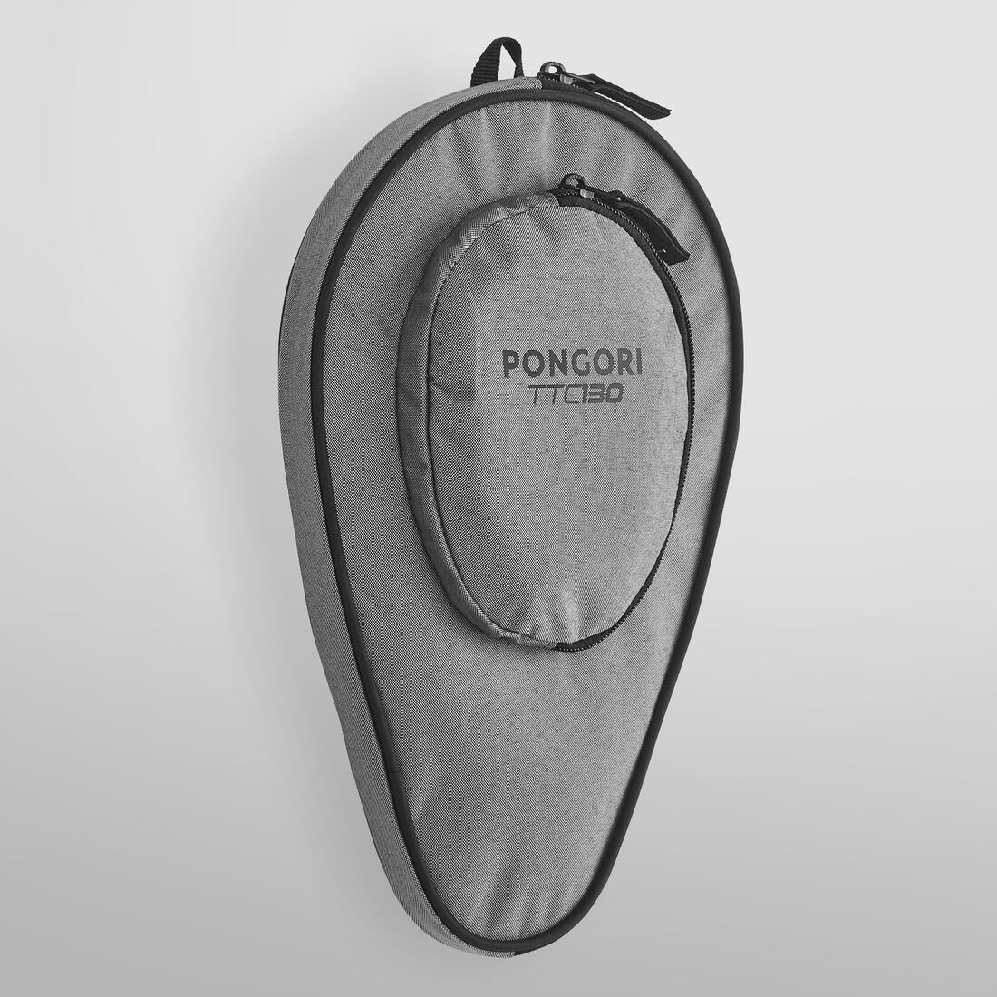 FUNDA DE PALETA DE PING PONG TTC130 GRIS CON BOLSILLO - Image 3