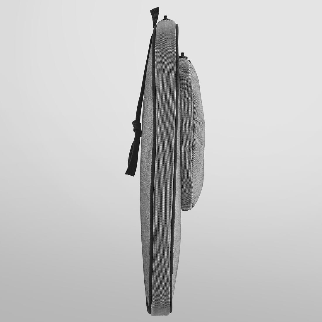 FUNDA DE PALETA DE PING PONG TTC130 GRIS CON BOLSILLO - Image 4
