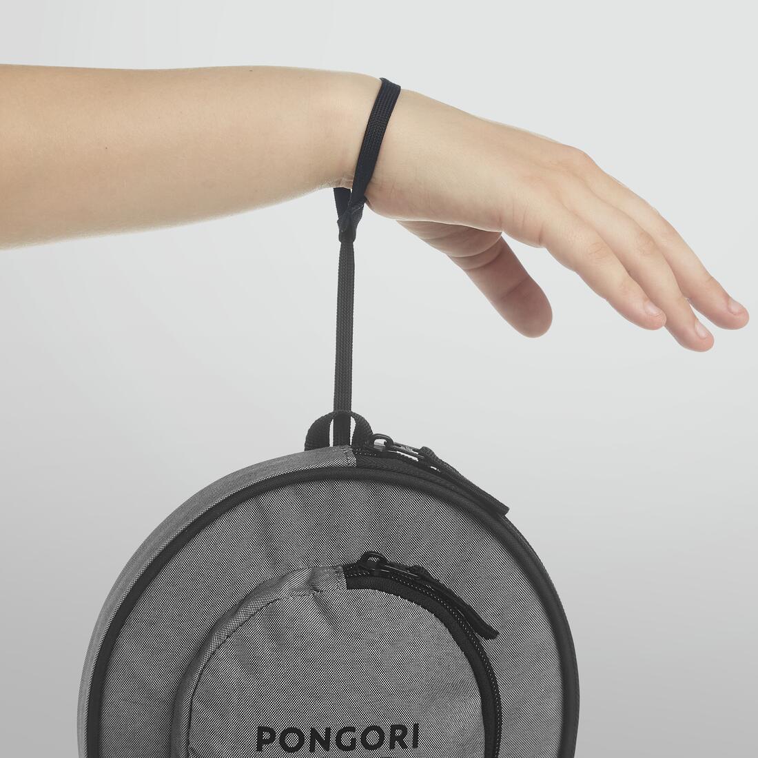 FUNDA DE PALETA DE PING PONG TTC130 GRIS CON BOLSILLO - Image 6