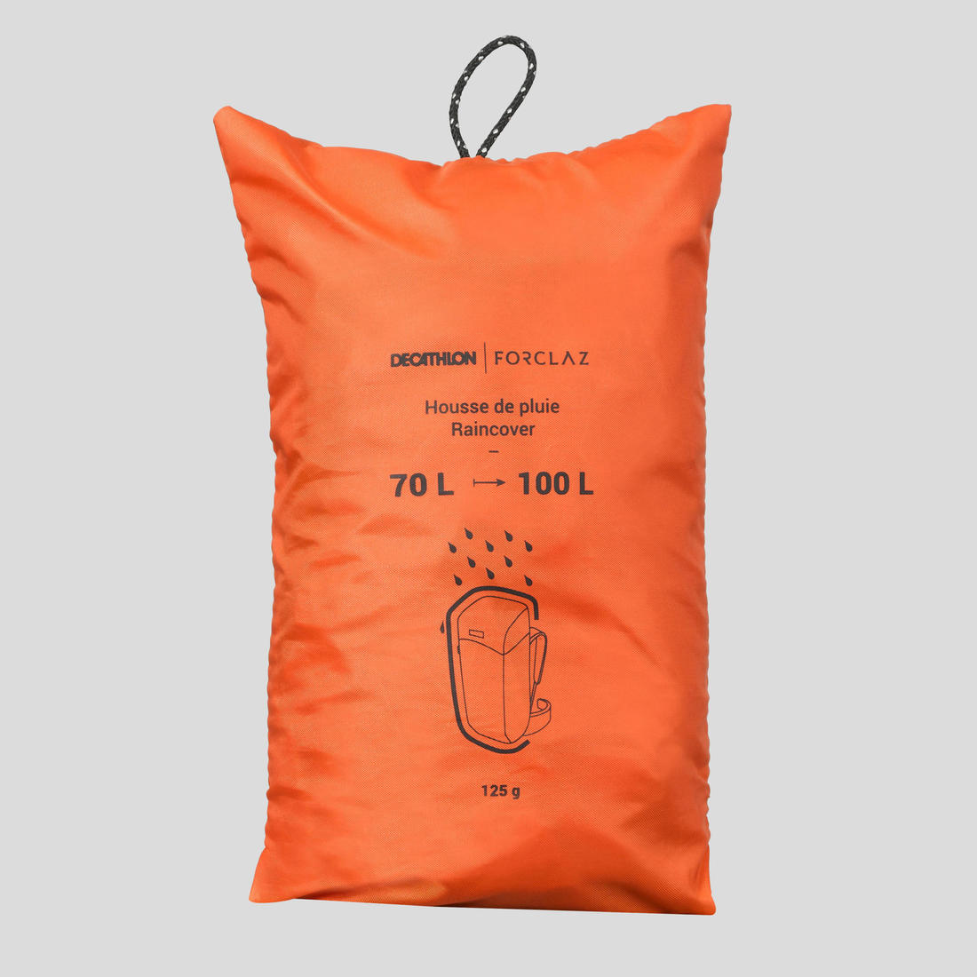 FUNDA IMPERMEABLE BÁSICA MOCHILA DE SENDERISMO 70/100L - Image 3