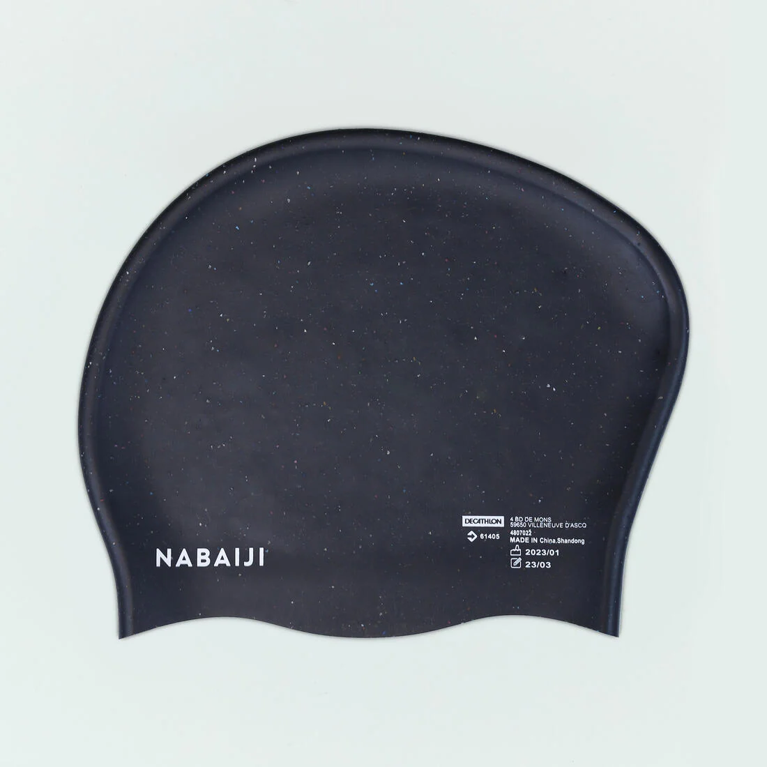 Gorro de natación silicona pelo largo rosado - talla única - Image 4