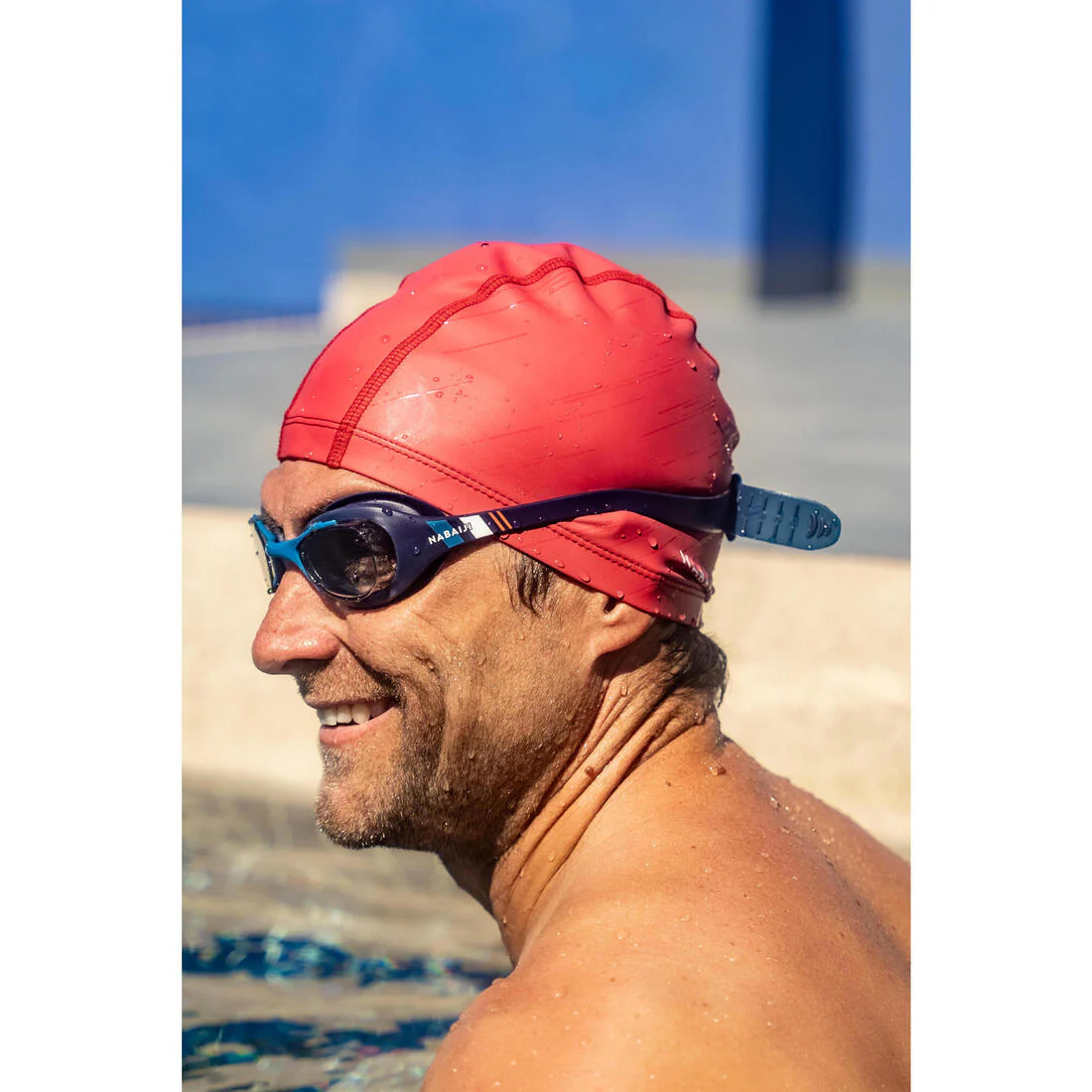 Gorro de natación tela revestido con estampado talla M - Image 26
