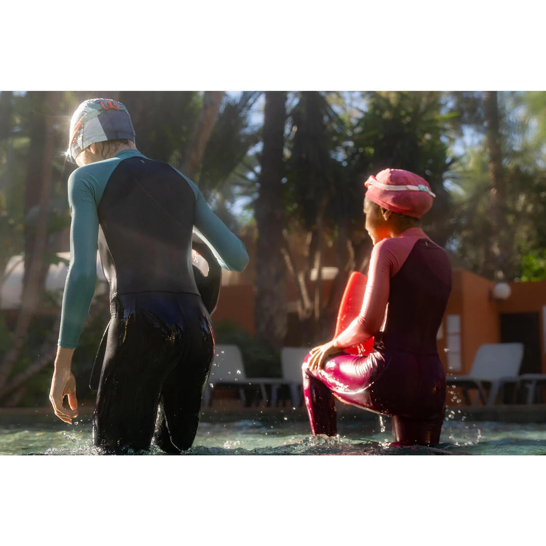 Gorro de natación tela rosado talla S - Image 20