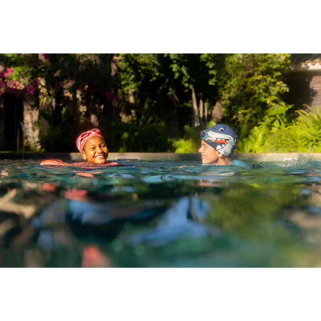 Gorro de natación tela rosado talla S - Image 21