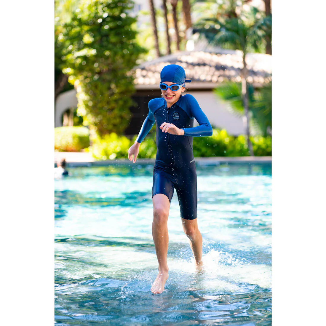 Gorro de natación tela rosado talla S - Image 10