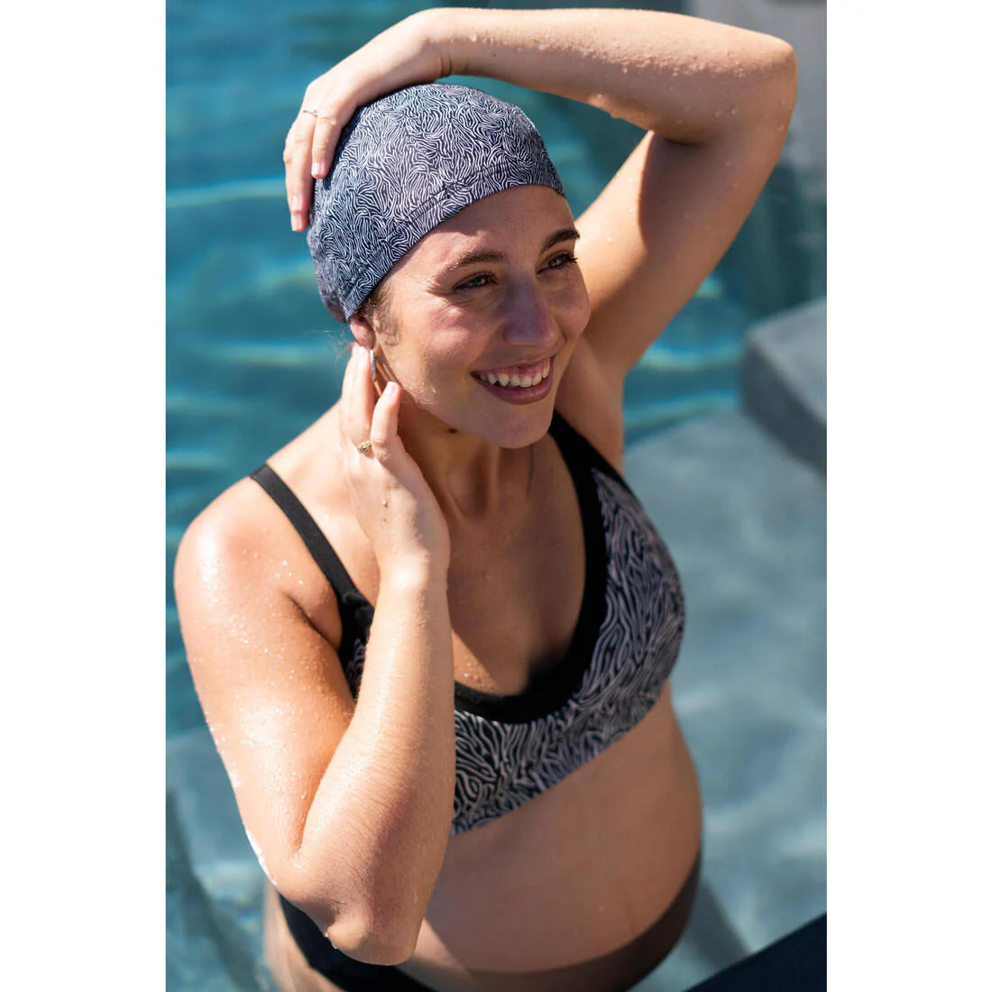 Gorro de natación tela talla M - Image 11