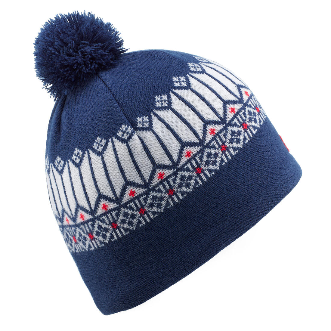 Gorro de nieve azul blanco - Image 2