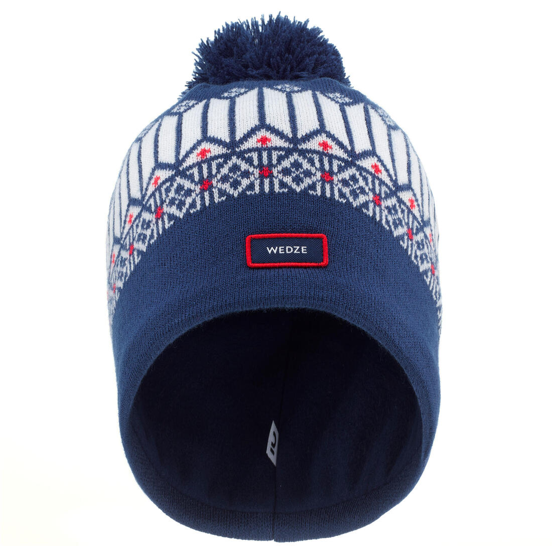 Gorro de nieve azul blanco - Image 3