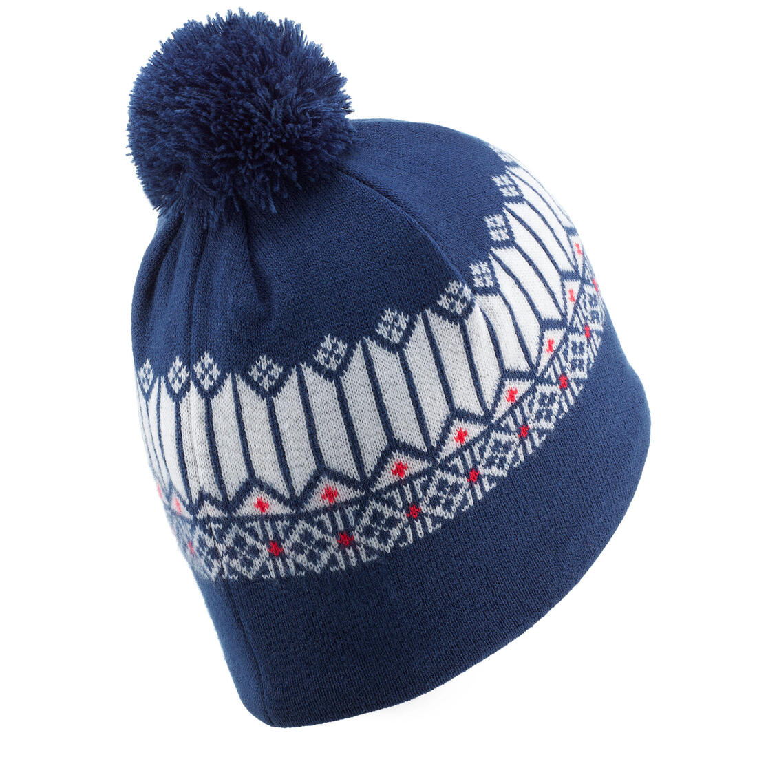 Gorro de nieve azul blanco - Image 5