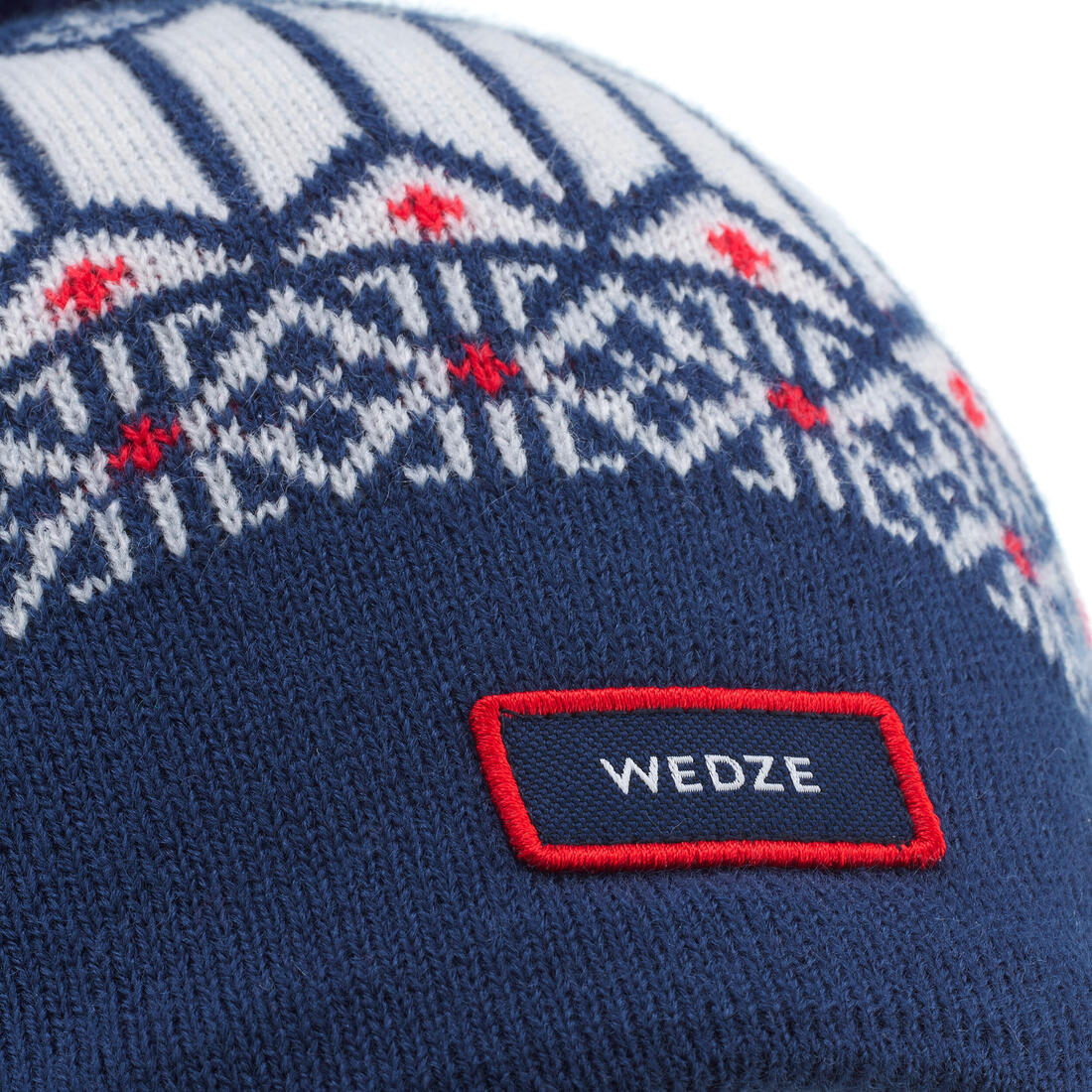 Gorro de nieve azul blanco - Image 6