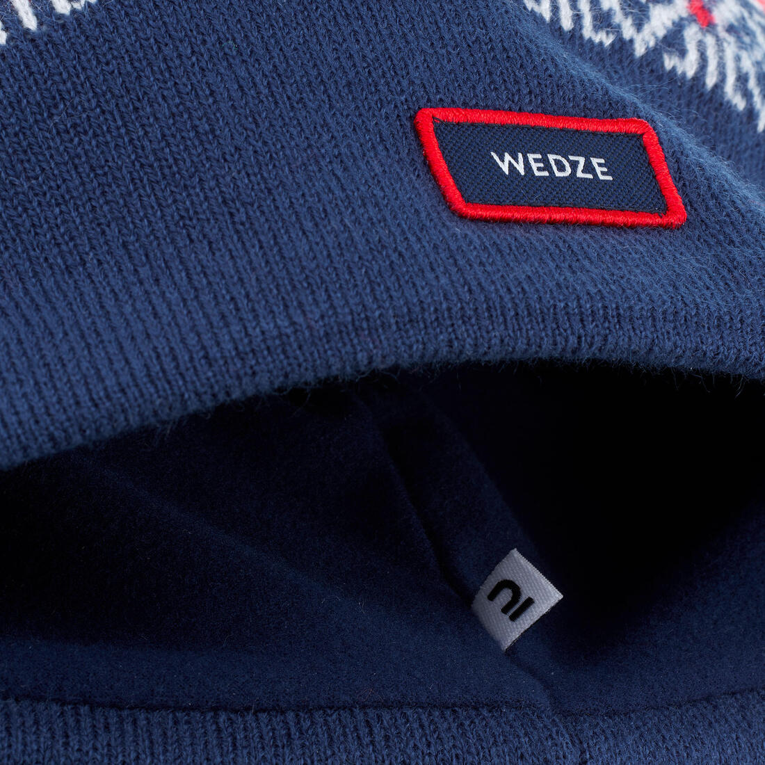 Gorro de nieve azul blanco - Image 7