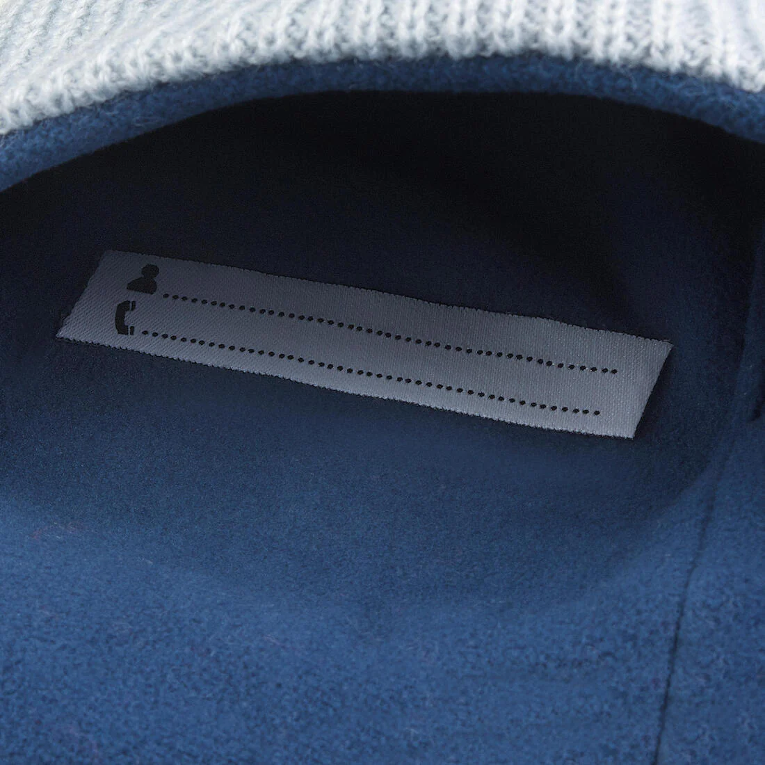 Gorro de nieve bebé gris azul - Image 11