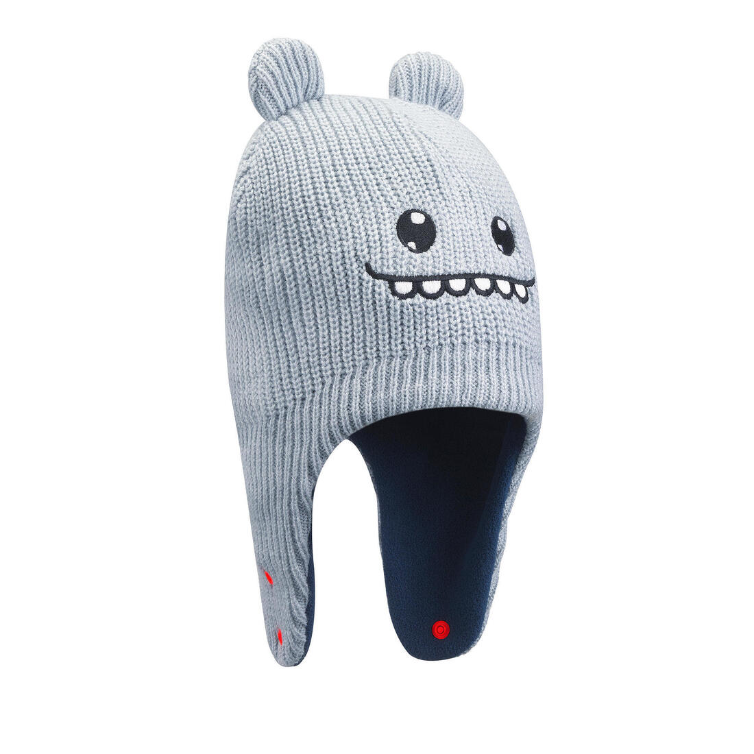 Gorro de nieve bebé gris azul - Image 2