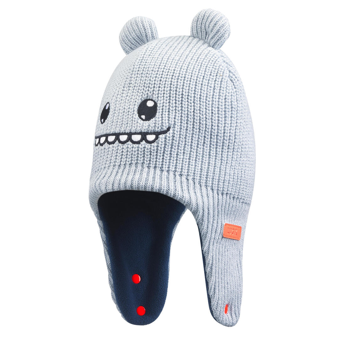 Gorro de nieve bebé gris azul - Image 5