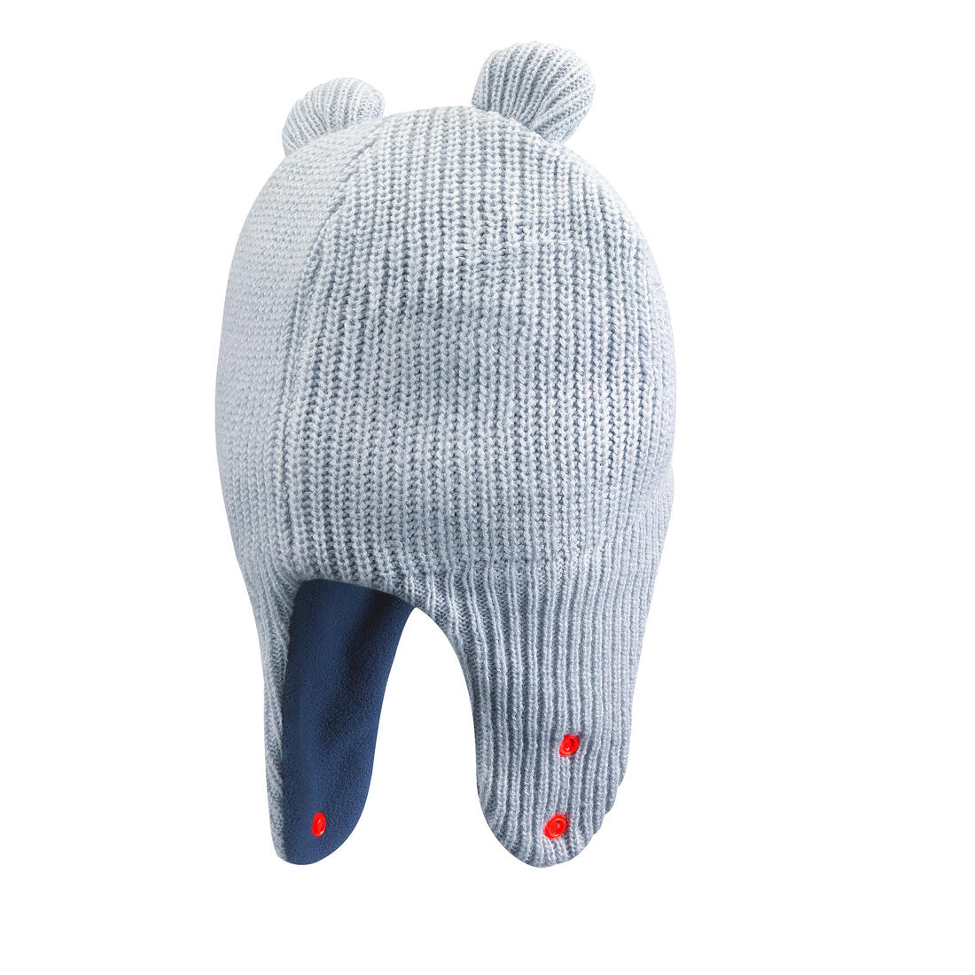 Gorro de nieve bebé gris azul - Image 7