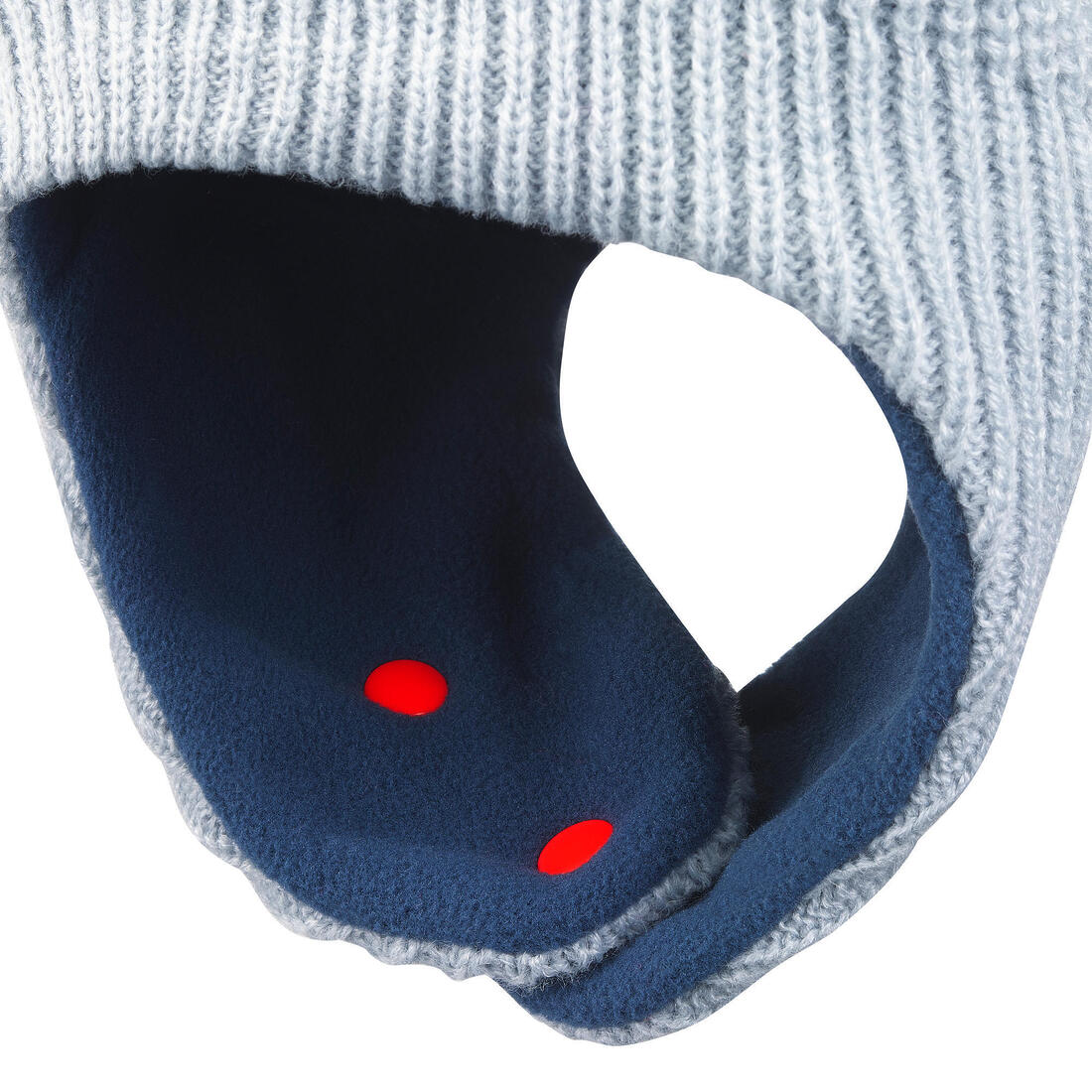 Gorro de nieve bebé gris azul - Image 9
