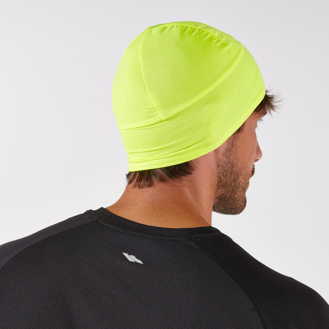 Gorro running cálido adulto - Kiprun Warm+ V2 amarillo fluo - Image 3