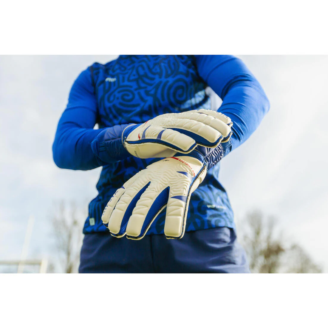 GUANTES DE ARQUERO ADULTO F500 VIRALTO SHIELDER BLANCO - Image 14