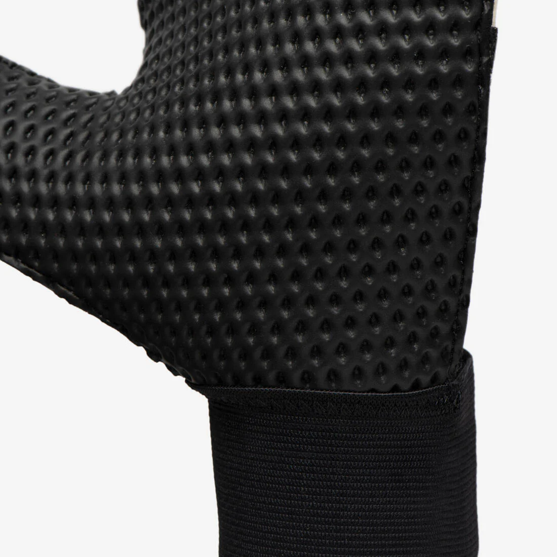 GUANTES DE ARQUERO DE FÚTBOL ADULTO F100 SUPERESIST NEGRO GRIS - Image 3