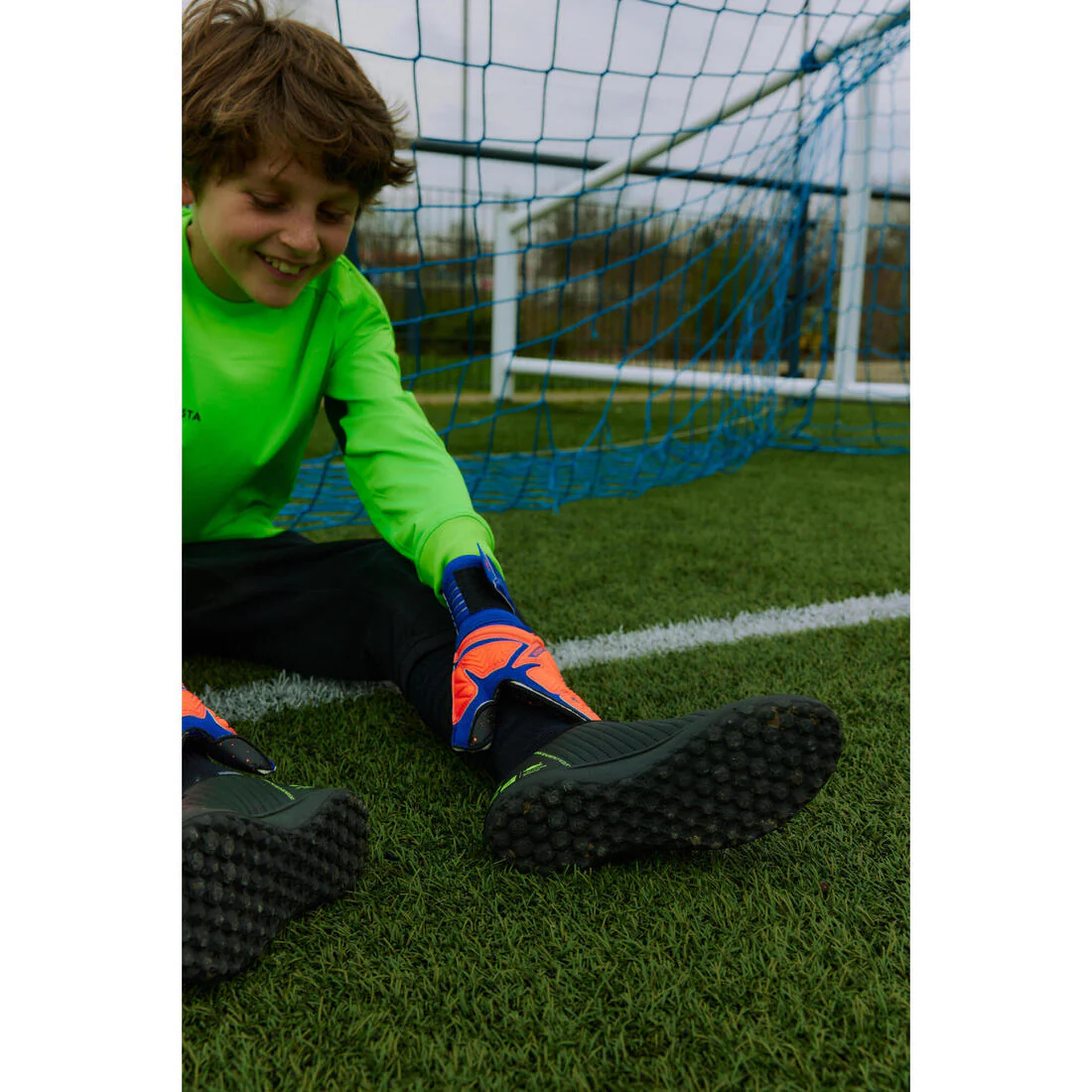 GUANTES ARQUERO NIÑOS VIRALTO F500 NARANJO - Image 9