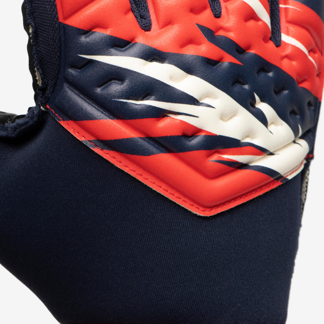 GUANTES DE ARQUERO DE FÚTBOL NIÑO F100 SUPERESIST ROJO AZUL - Image 5