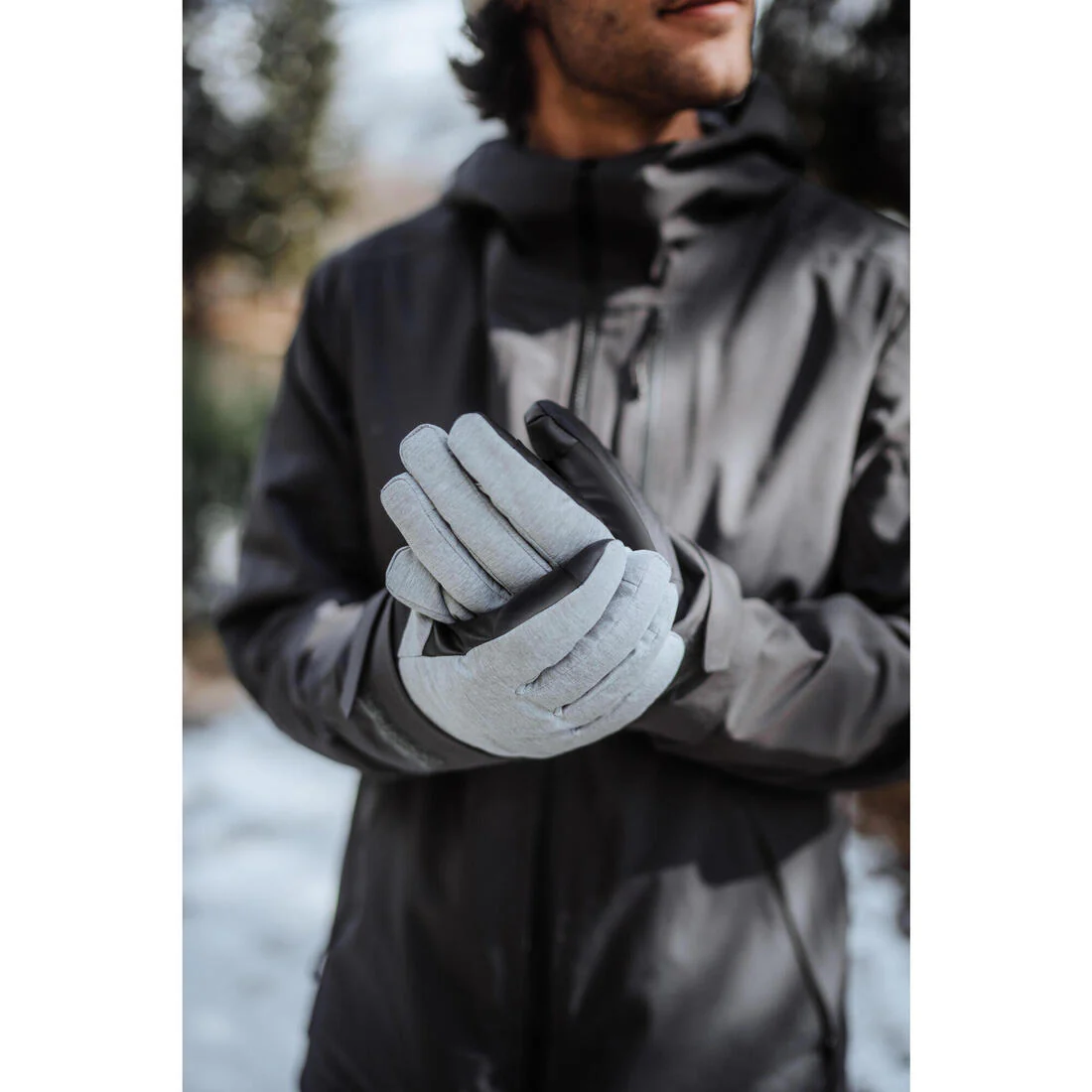 GUANTES IMPERMEABLES DE NIEVE ADULTOS - 100 NEGROS - Image 13