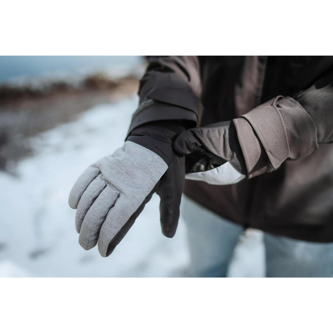 GUANTES IMPERMEABLES DE NIEVE ADULTOS - 100 NEGROS - Image 14
