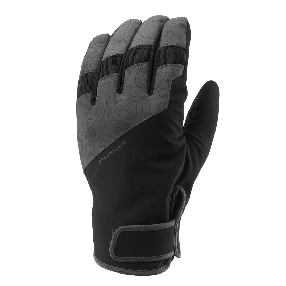 Guantes de nieve ski y snowboard adultos negro gris - 900 Light - Image 2