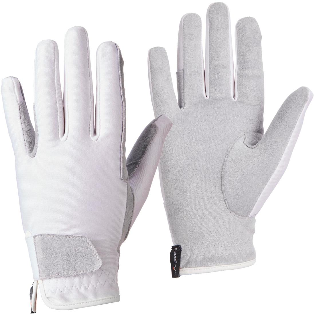 Guantes equitación niños BASIC negros - Image 10