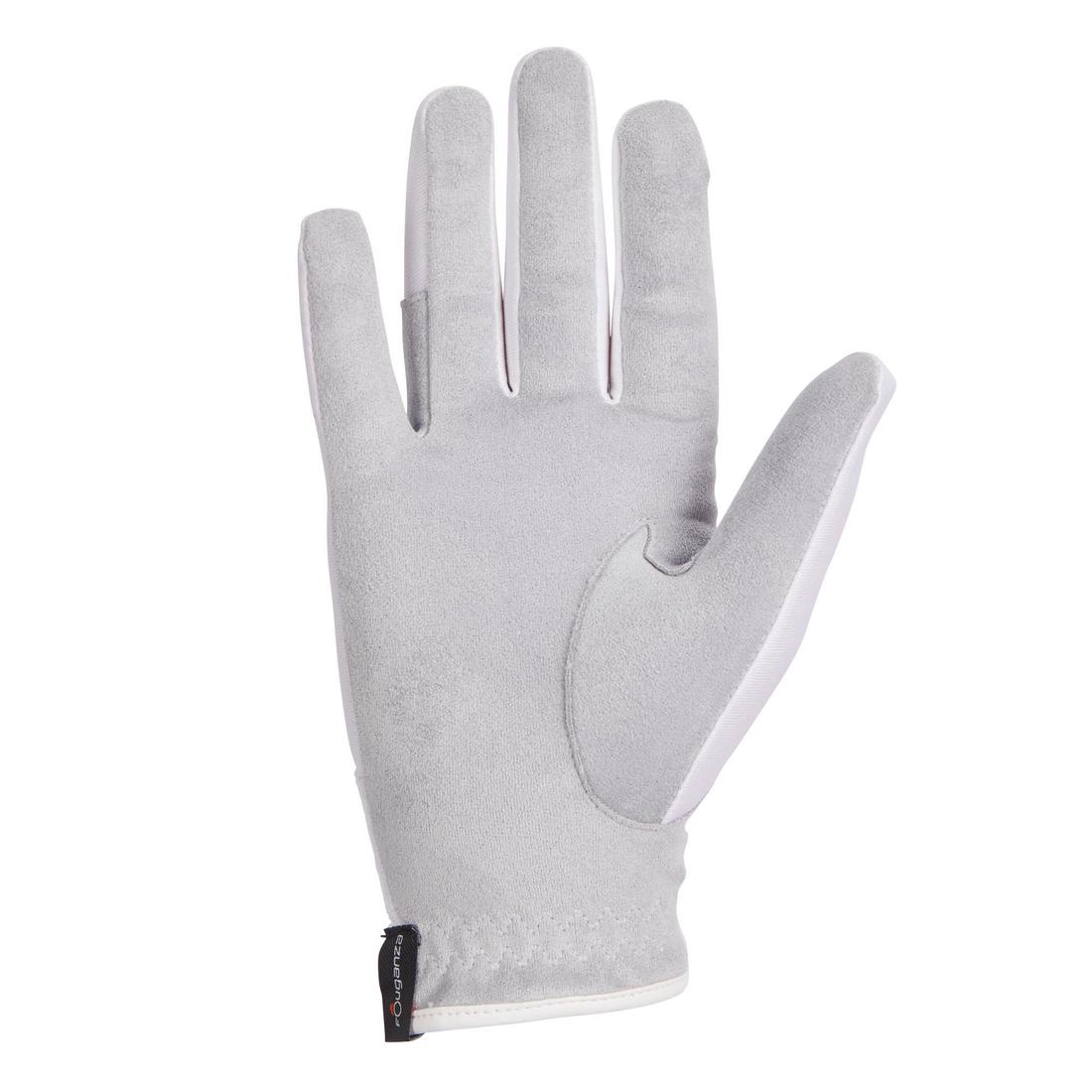 Guantes equitación niños BASIC negros - Image 11