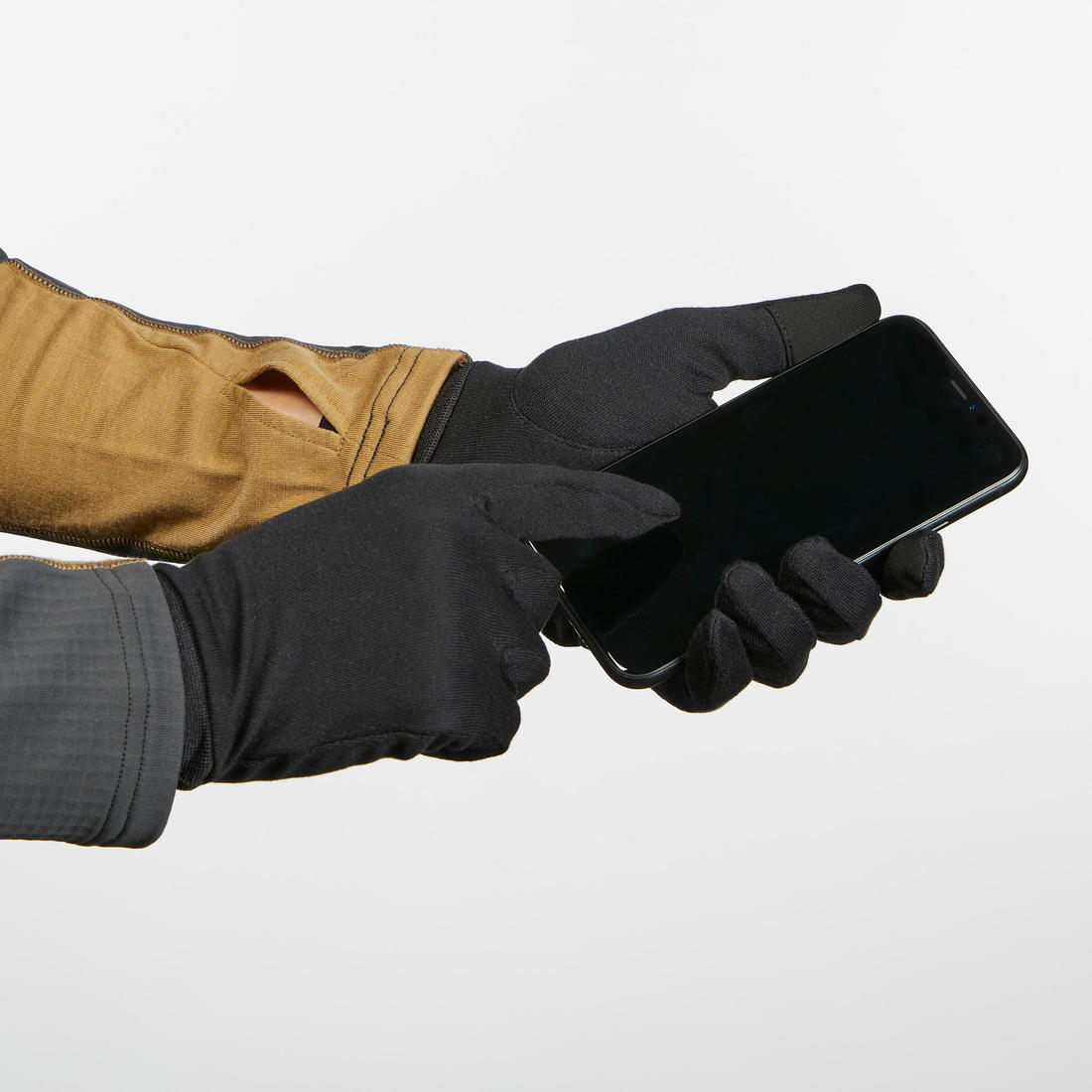 GUANTES INTERIORES DE SENDERISMO ADULTO MT500 - Image 3