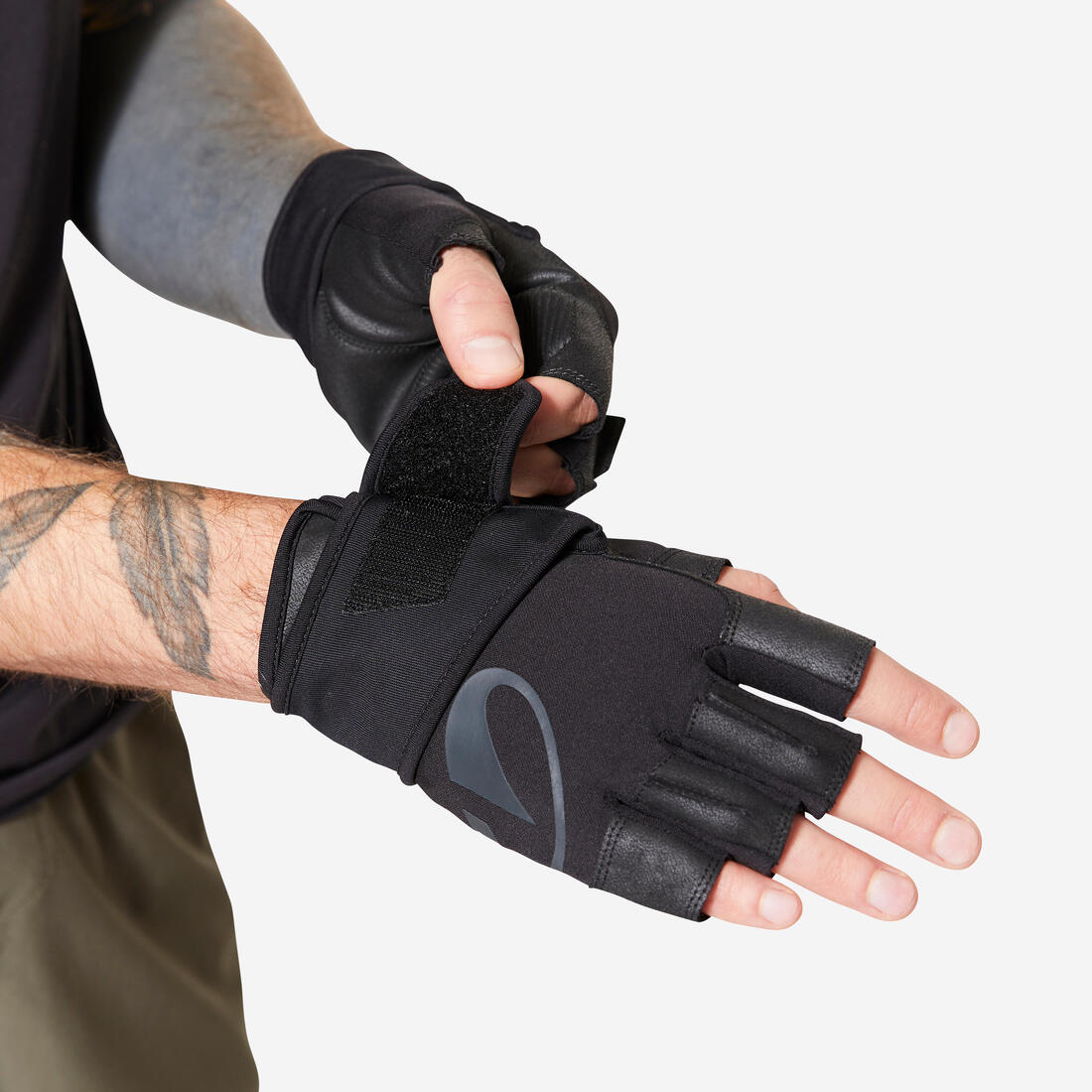 GUANTES MUSCULACIÓN SUJECIÓN MUÑECA AGARRE - Image 3