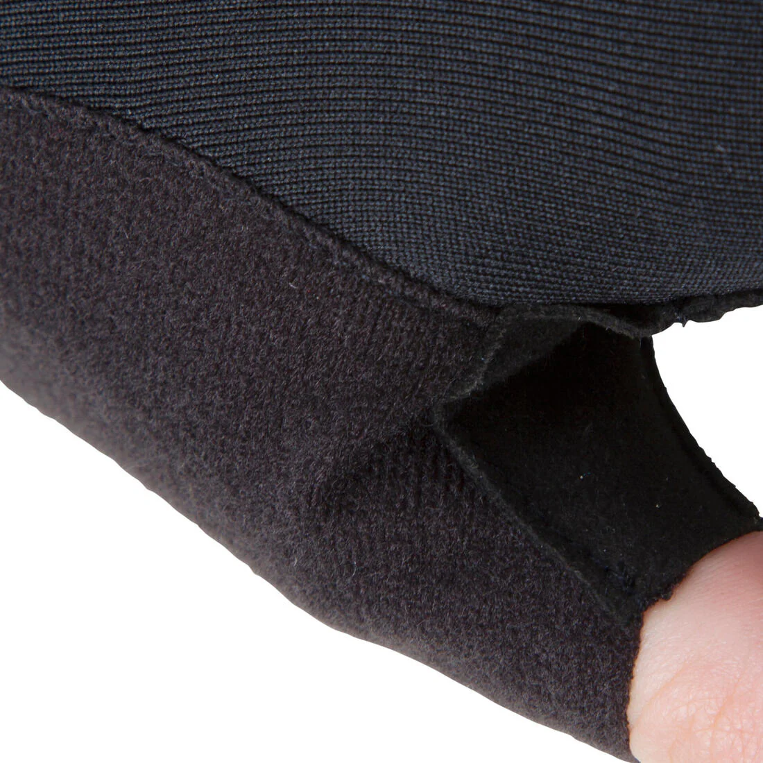 GUANTES PARA BICICLETA INFANTIL SIN DEDOS NEGRO 300 - Image 2