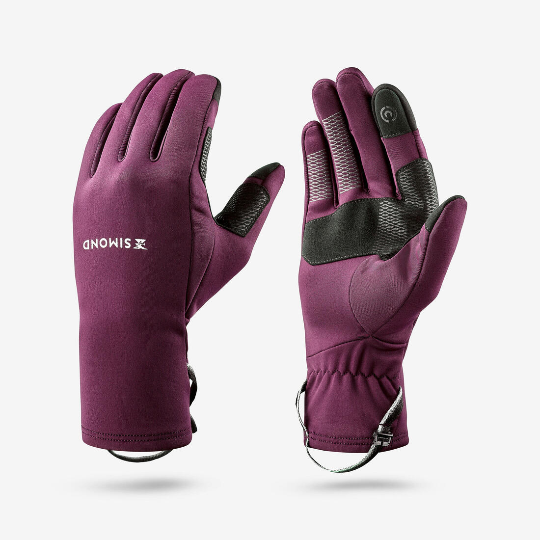 GUANTES TÁCTILES DE SENDERISMO ADULTO MT500 - Image 2