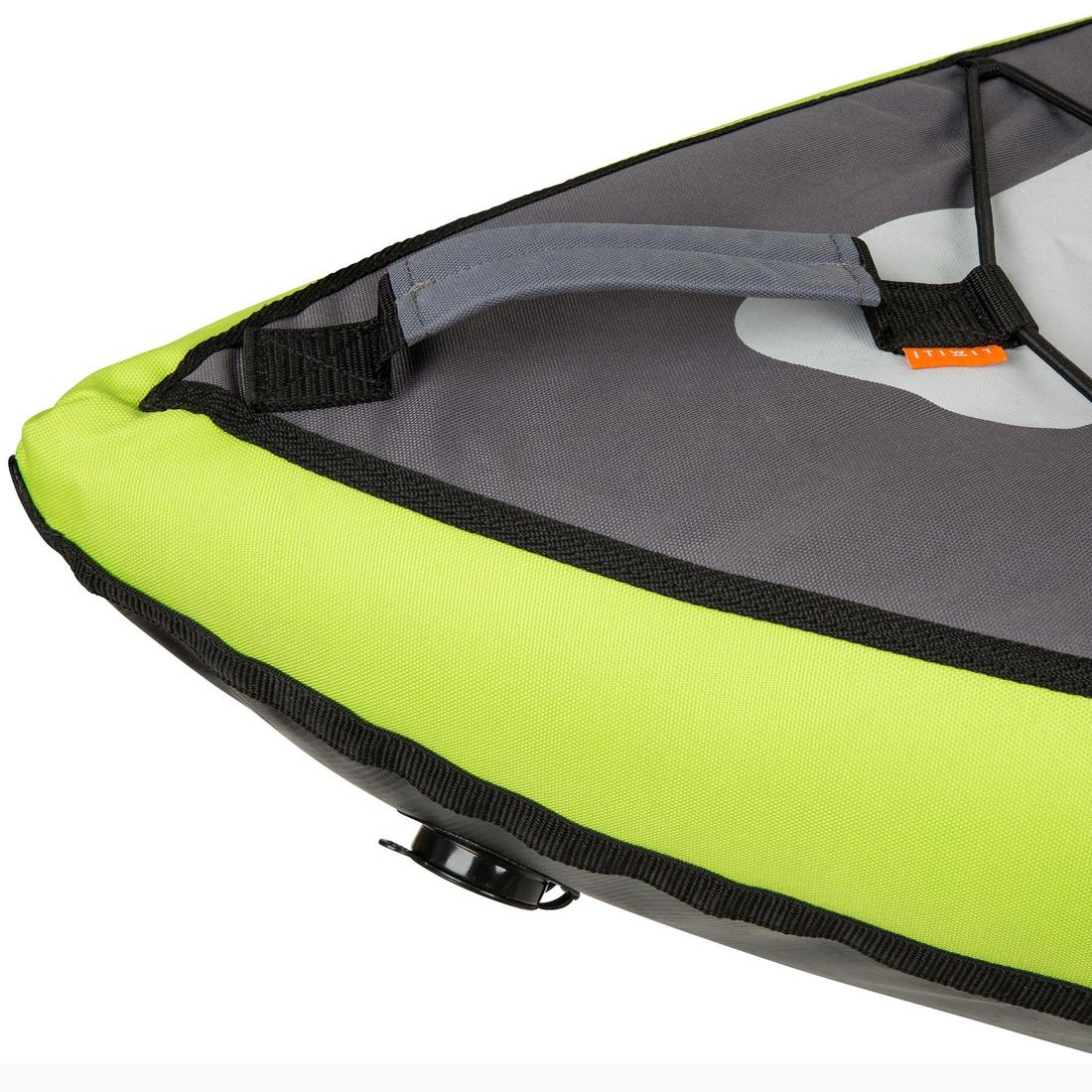 Kayak inflable 1-2 plazas verde - Image 10