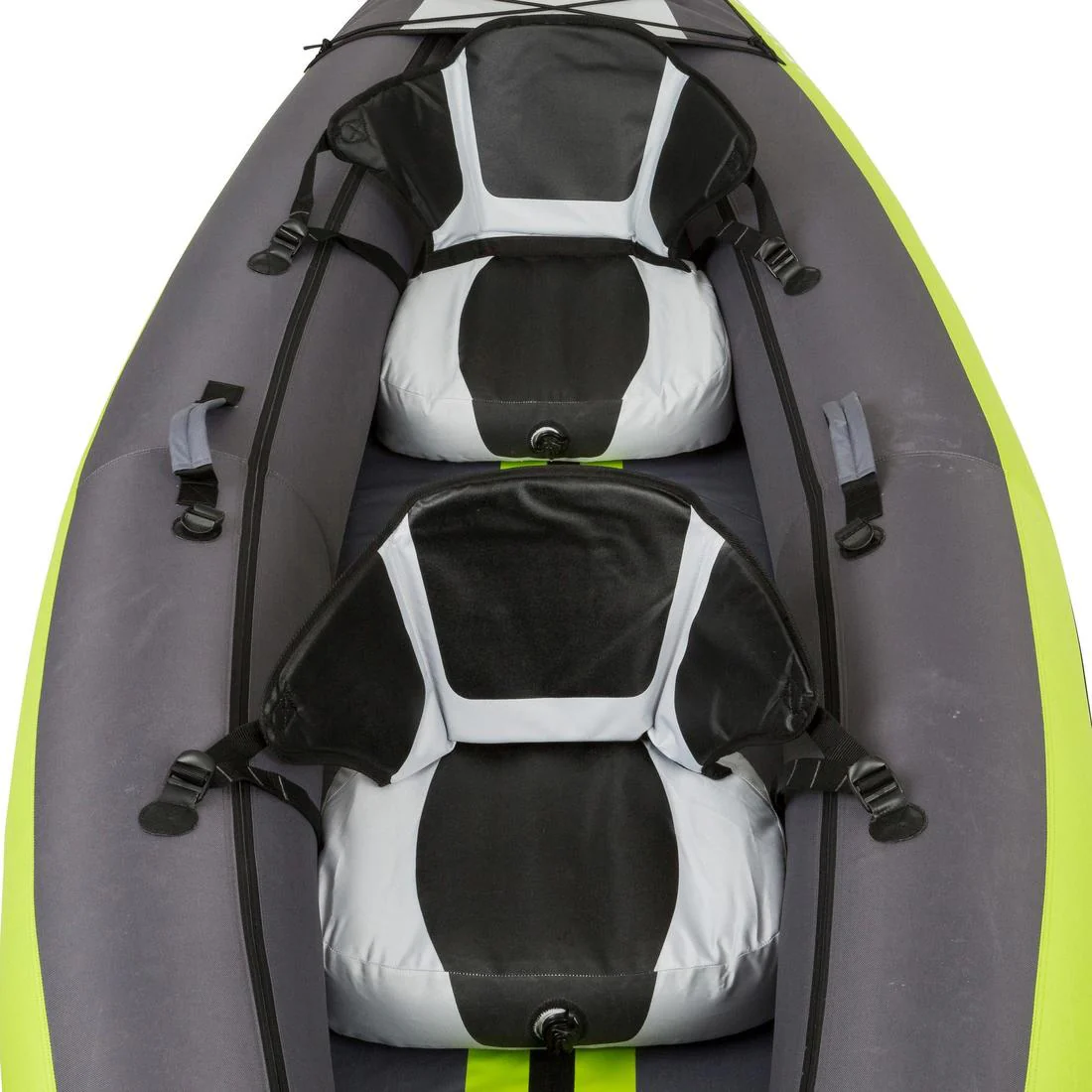 Kayak inflable 1-2 plazas verde - Image 12