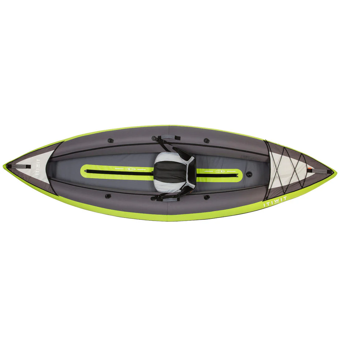 Kayak inflable 1-2 plazas verde - Image 6
