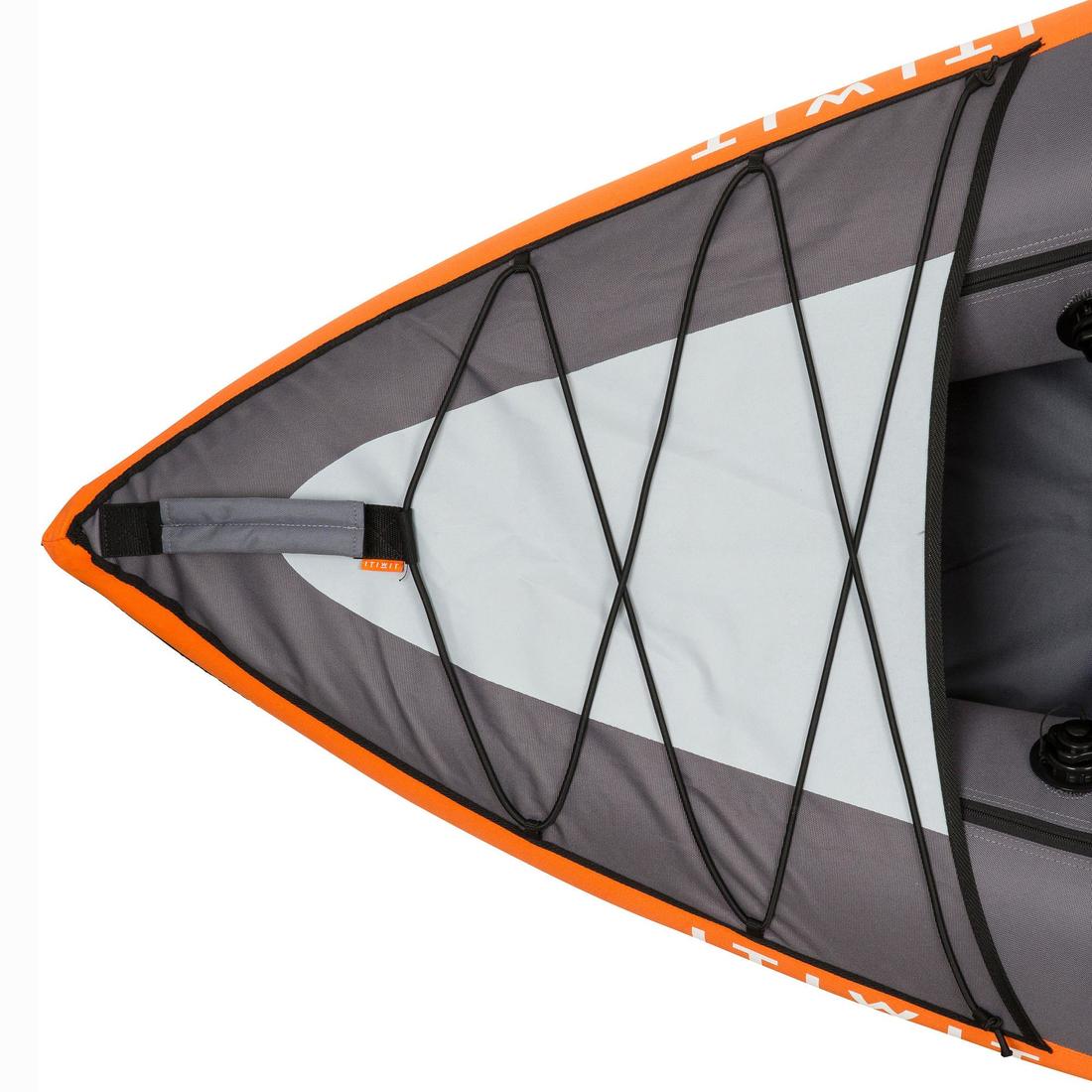 Kayak inflable 2-3 plazas naranja - Image 3