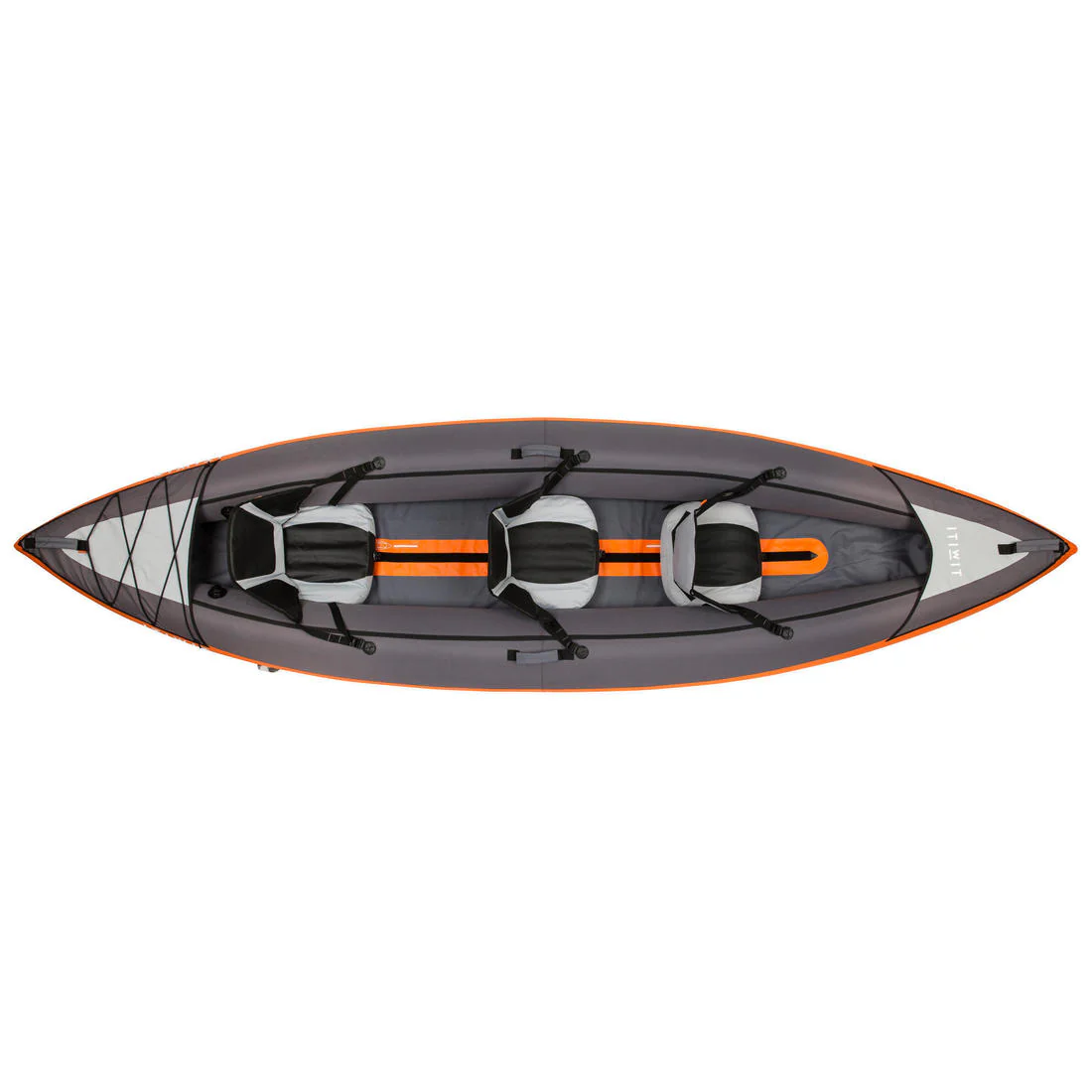 Kayak inflable 2-3 plazas naranja - Image 4