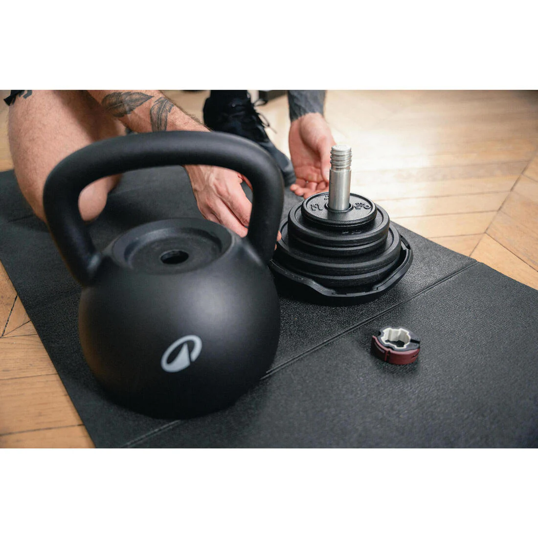 KETTLEBELL AJUSTABLE BASE 12 KG / PESOS ADICIONALES VENDIDOS POR SEPARADO - Image 8
