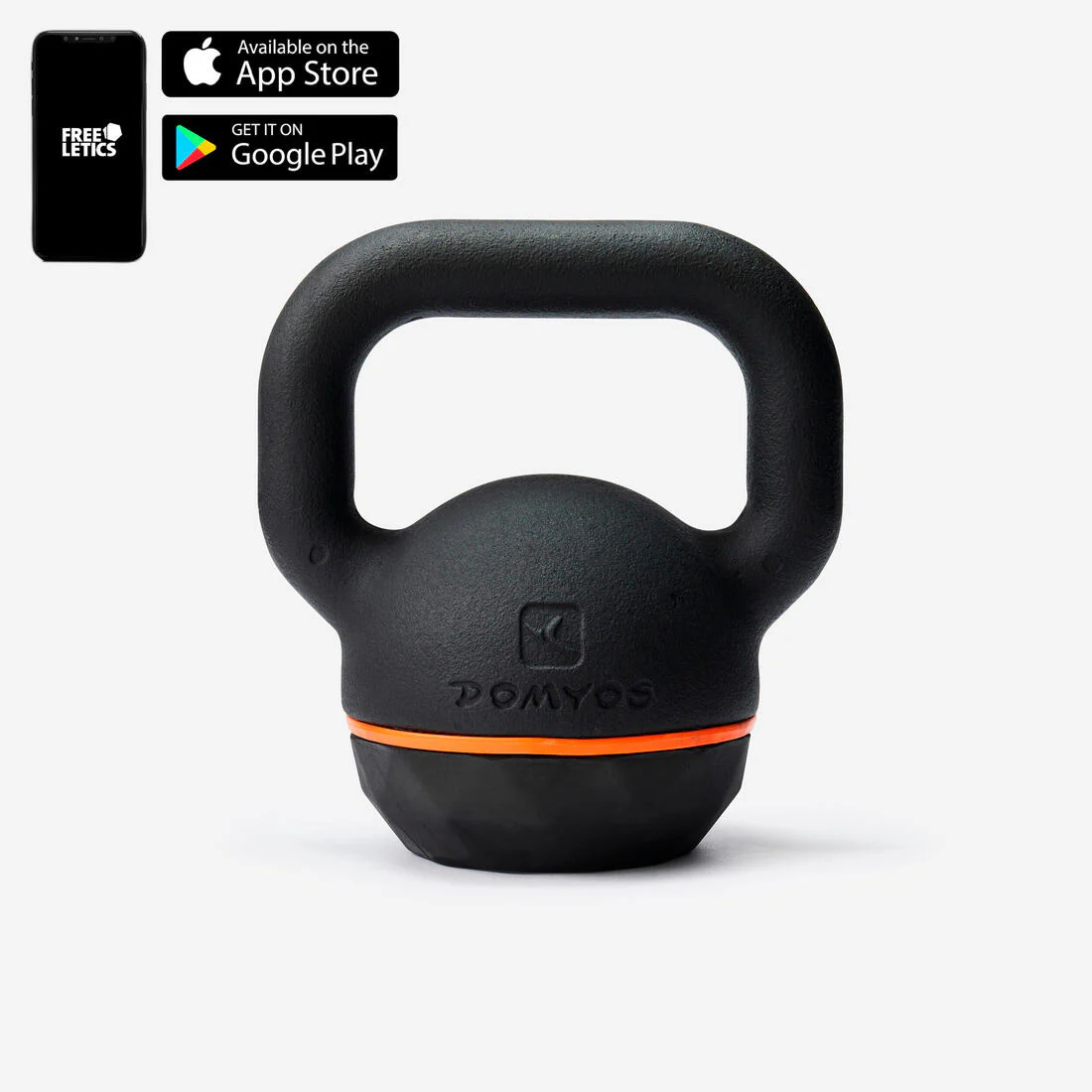 KETTLEBELL HIERRO + BASE GOMA 16 KG - Image 2