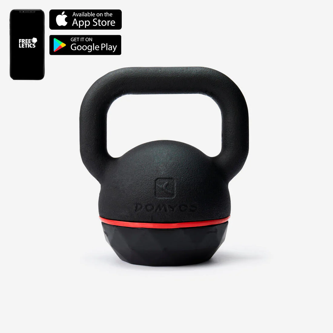 KETTLEBELL HIERRO + BASE GOMA 20 KG - Image 2