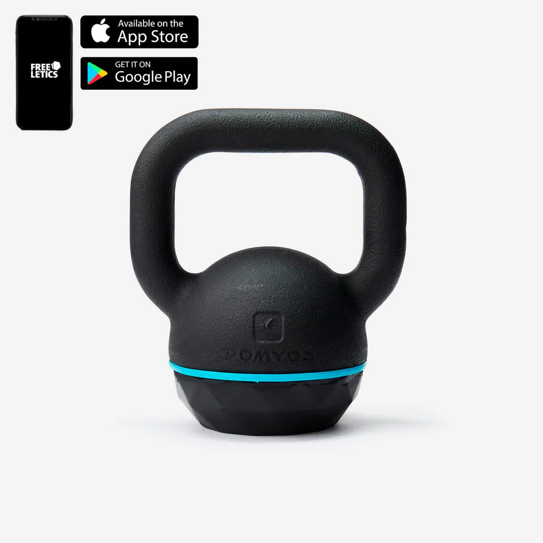 KETTLEBELL HIERRO + BASE GOMA 8 KG - Image 2