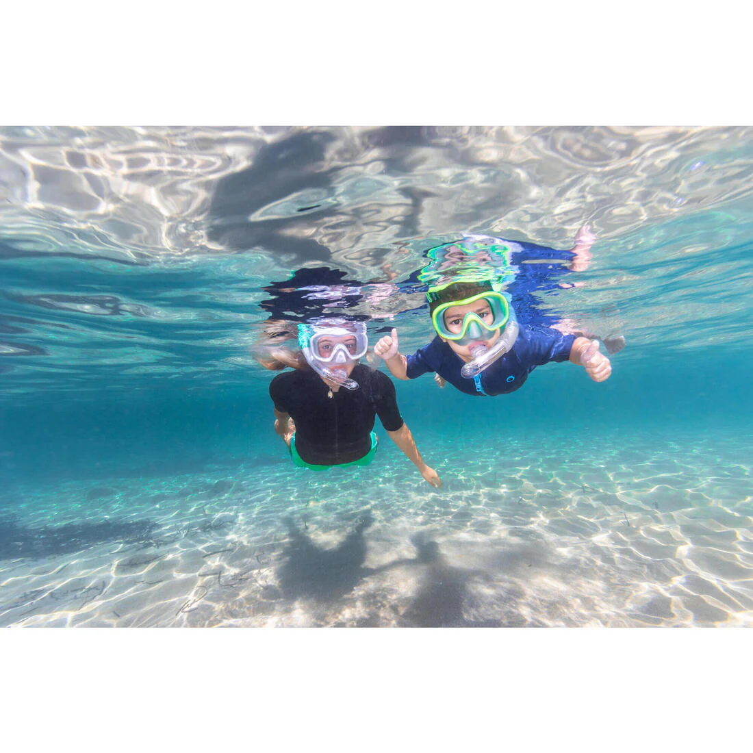 Kit Buceo Máscara + Tubo Snorkel 100 Adulto Rosado - Image 19