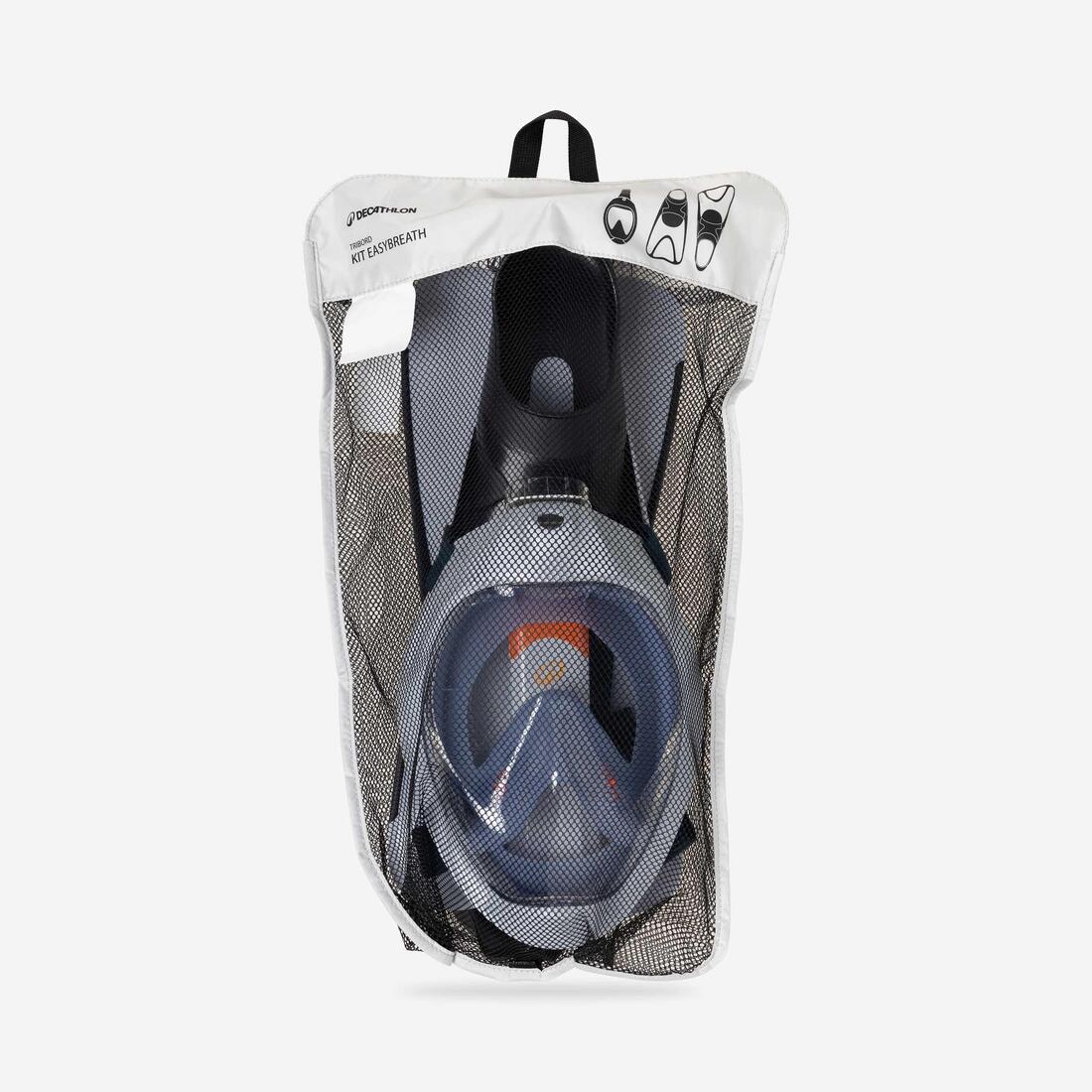 Kit Snorkel Máscara Easybreath + Aletas Adulto - Image 3