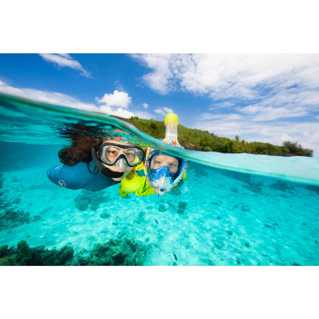 Kit Máscara + Tubo Buceo/Snorkel Subea 100 Adulto Negro - Image 11