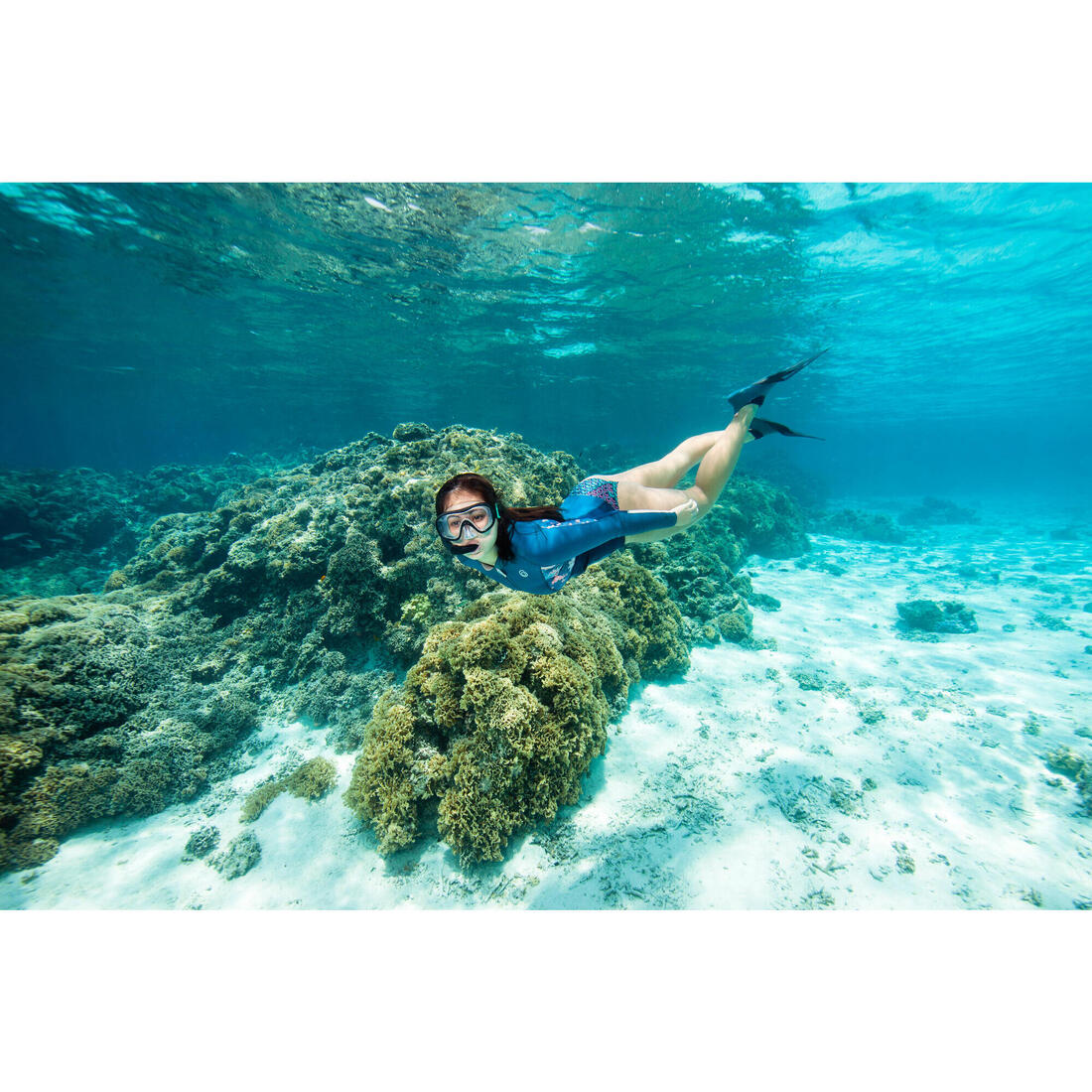 Kit Máscara + Tubo Buceo/Snorkel Subea 100 Adulto Negro - Image 12