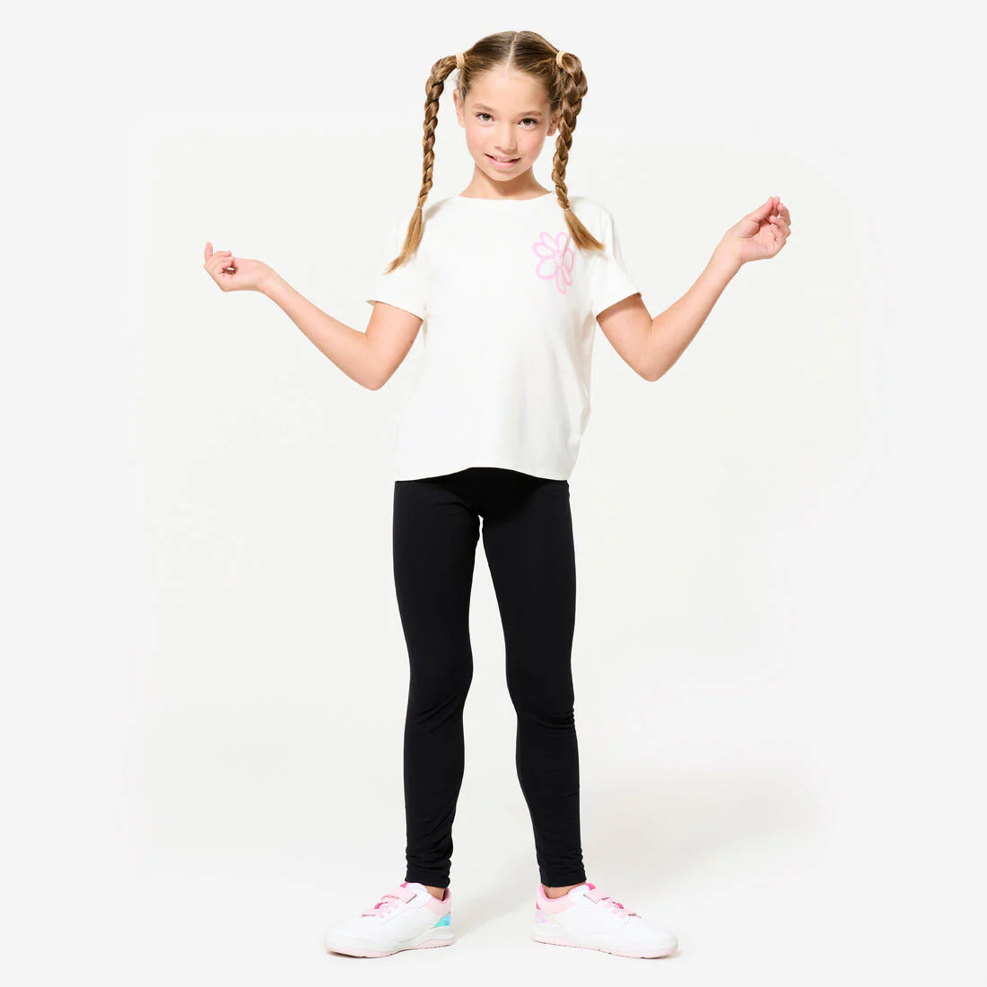 Leggings niña algodón - Básicos negro - Image 3