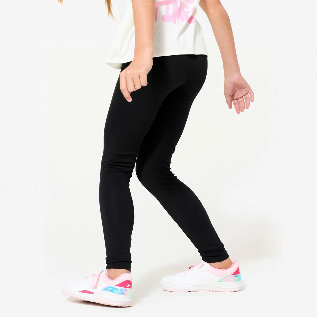 Leggings niña algodón - Básicos negro - Image 7
